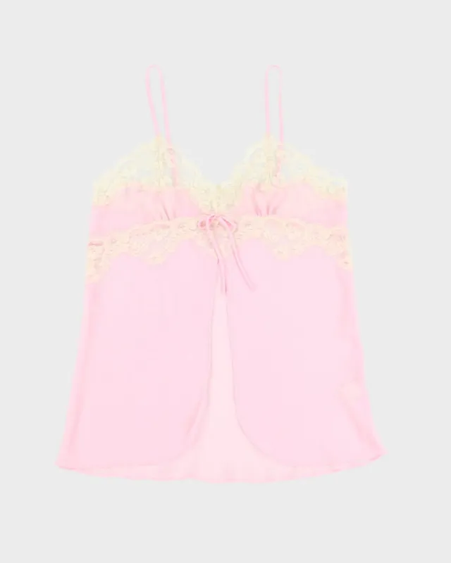 Vintage Pretty Pink Lingerie Slip - M - L sold by Rokit