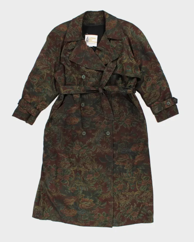 Floral Chic London Fog Rain Coat - M sold by Rokit