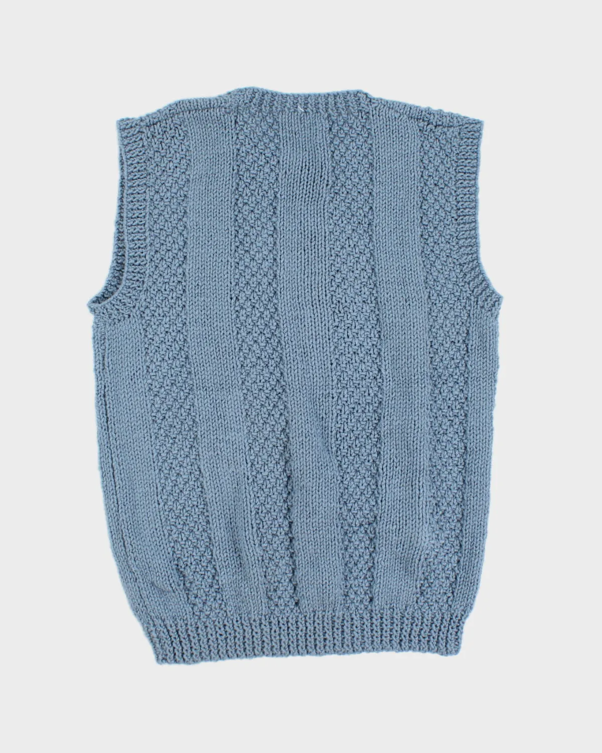 Vintage Blue Knit Vest - M sold by Rokit product image thumbnail 2