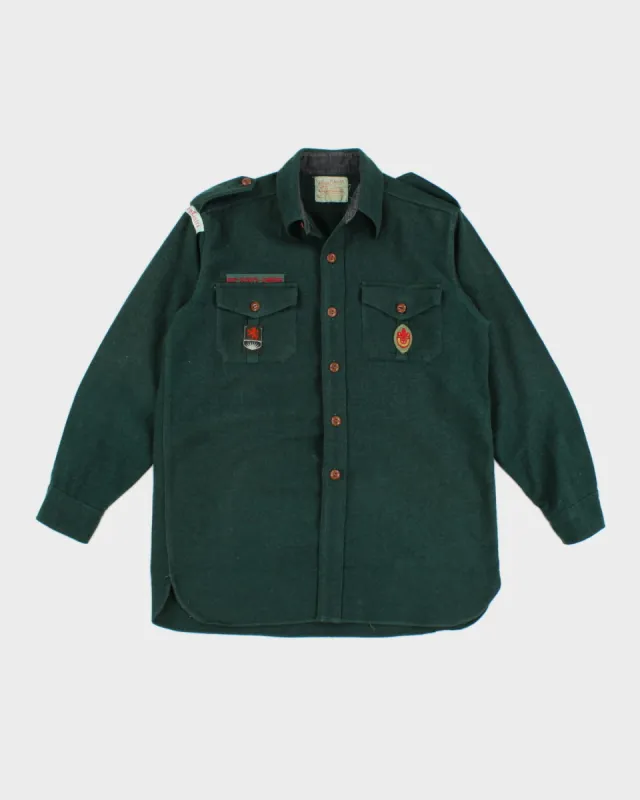 Vintage Boy Scouts Of Canada Patched Shirt - M sold by Rokit