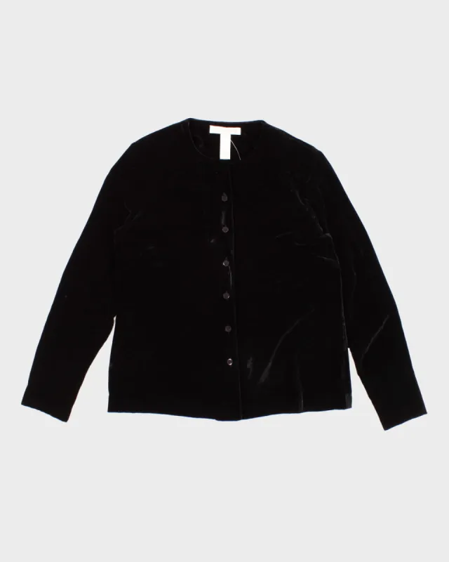 Vintage 90s Jones New York Velvet Blouse - L sold by Rokit