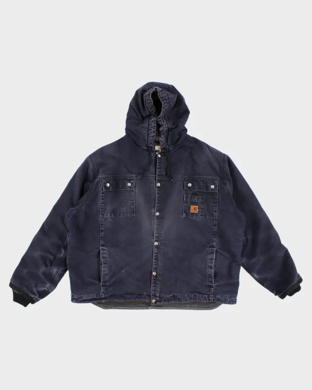 Classic Carhartt Denim and Fleece Jacket - 3XL sold by Rokit