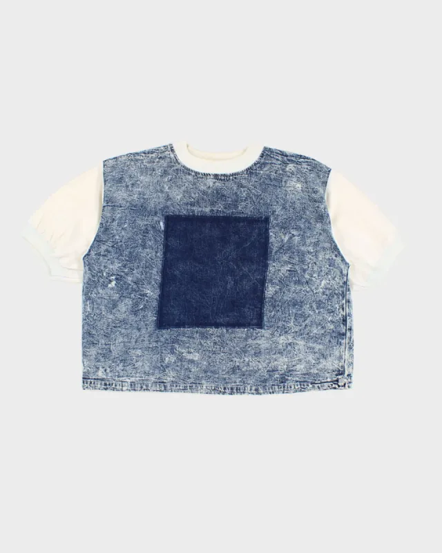 Rare Vintage 80's Denim Blouse - M sold by Rokit