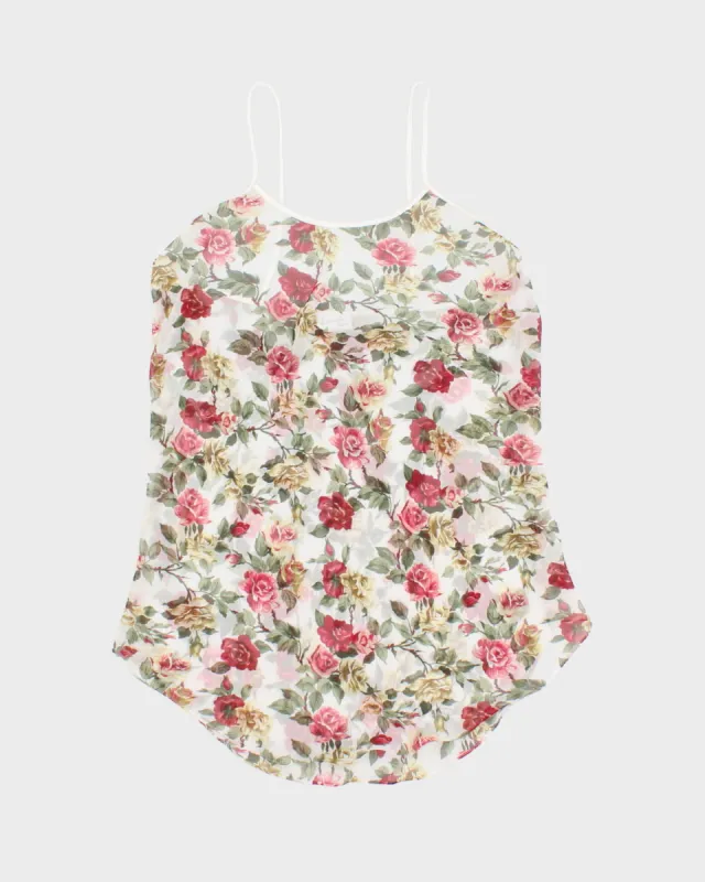 Vintage Floral Lingerie Slip - M sold by Rokit