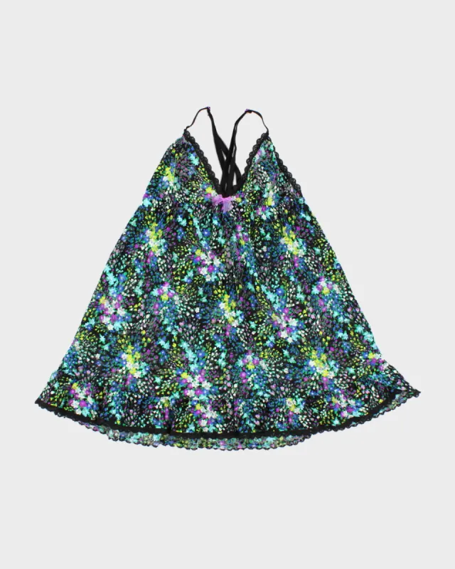Y2K 00s Victoria's Secret Floral Slip Dress - L sold by Rokit