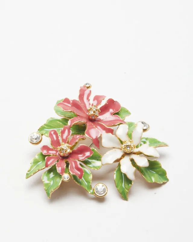 Vintage Floral Lily Brooch by Buttler sold by Rokit