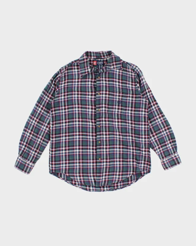 Vintage 90s Chaps Flannel Shirt - M made by Chaps