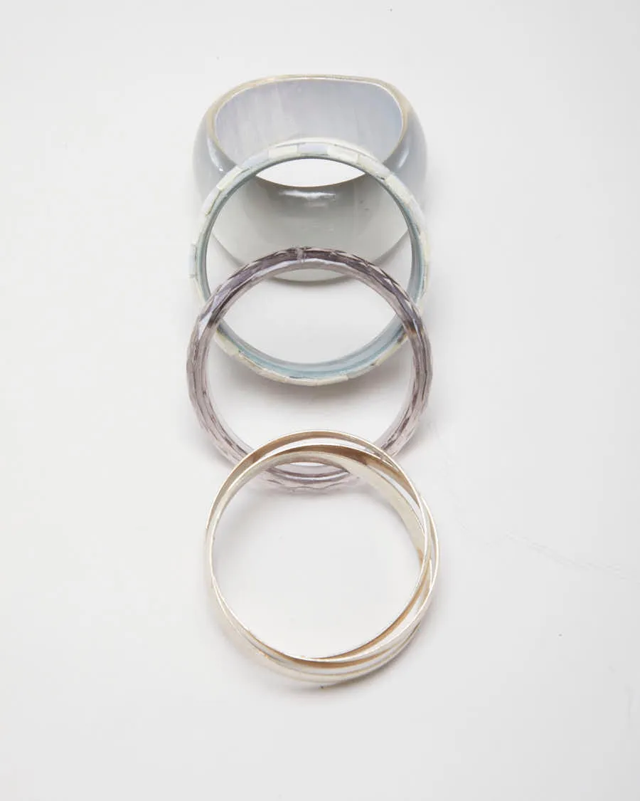 Vintage Grey Set of 4 Bangles sold by Rokit