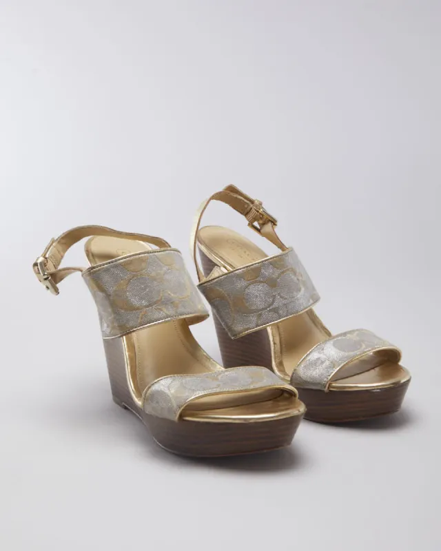 00's Coach Wedges - EU39 sold by Rokit