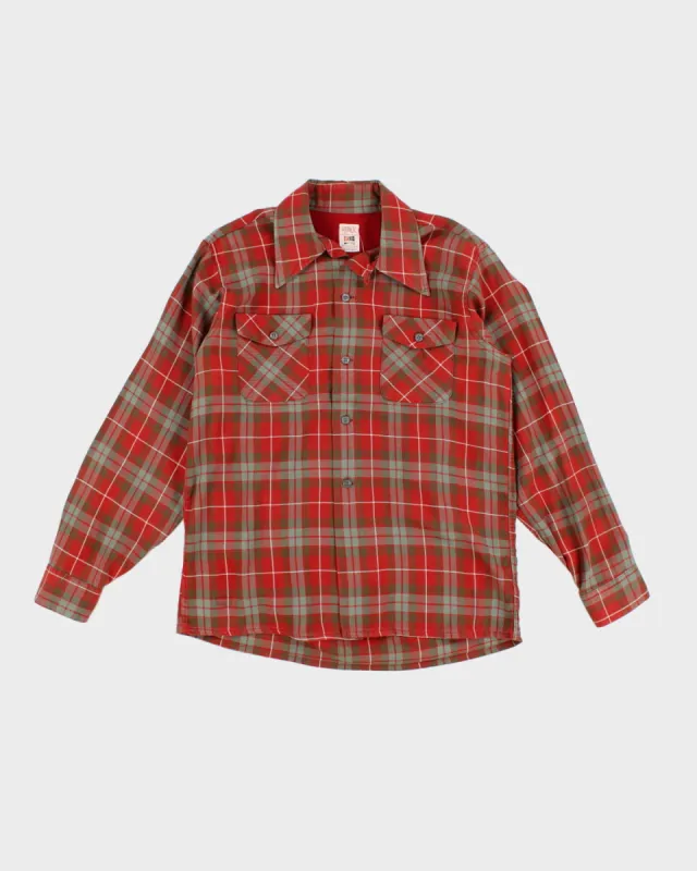 Vintage 60s Red Check Shirt - M sold by Rokit