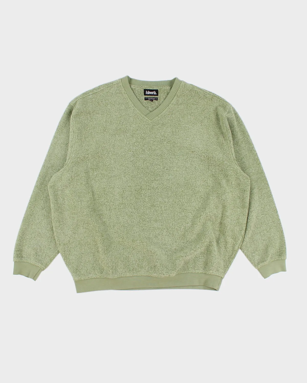 Ashworth Green Fleece Sweatshirt - XXL sold by Rokit