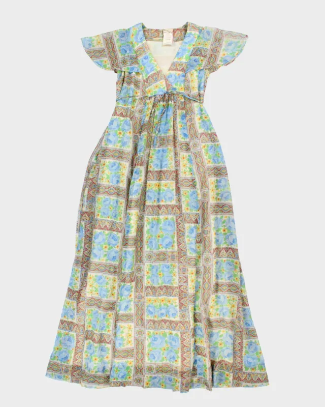 Vintage Floral Dress - M made by Rokit