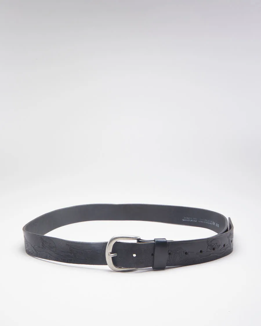 Vintage Black Western Patterned Leather Belt - W42 sold by Rokit product image thumbnail 2