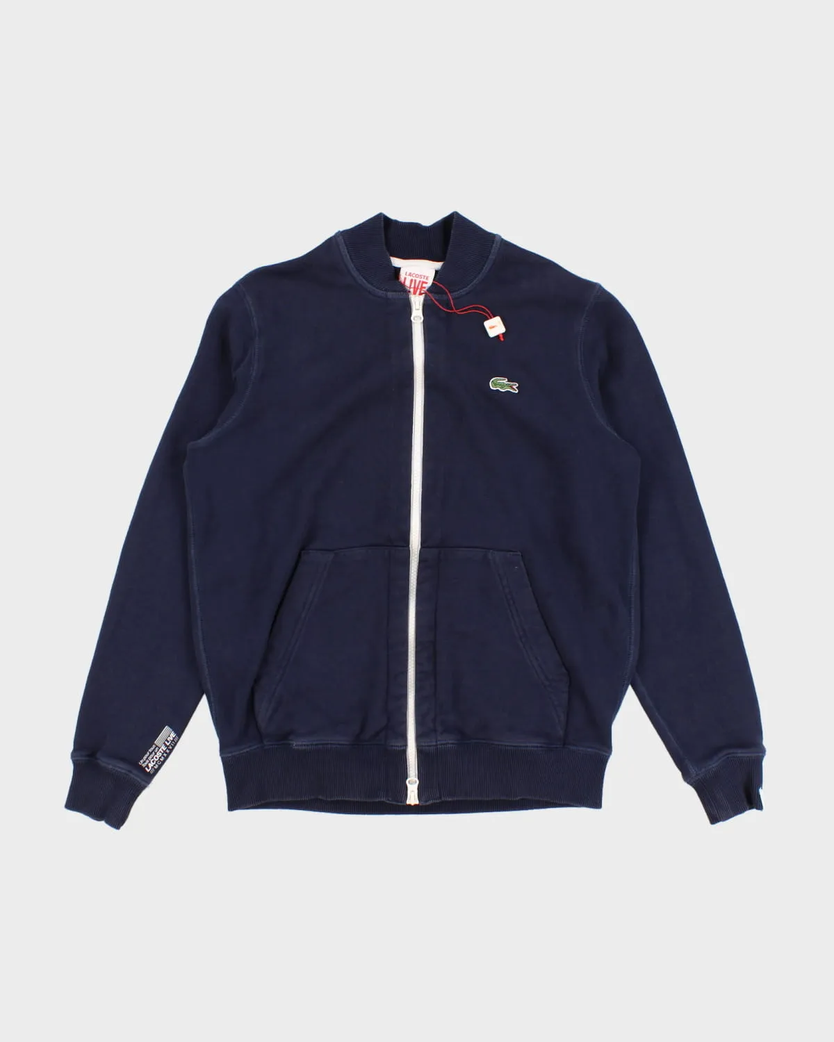 Y2K 00s Lacoste Double Sided Zip Up Sweatshirt - XS sold by Rokit