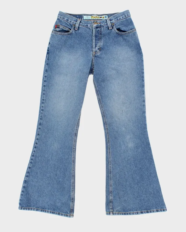 Y2K 00s Mudd Flared Jeans - W30 L30 made by Rokit