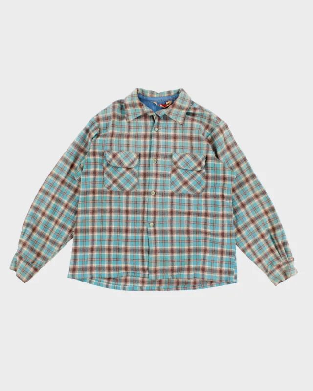 Vintage 50s Flannel Shirt - M sold by Rokit