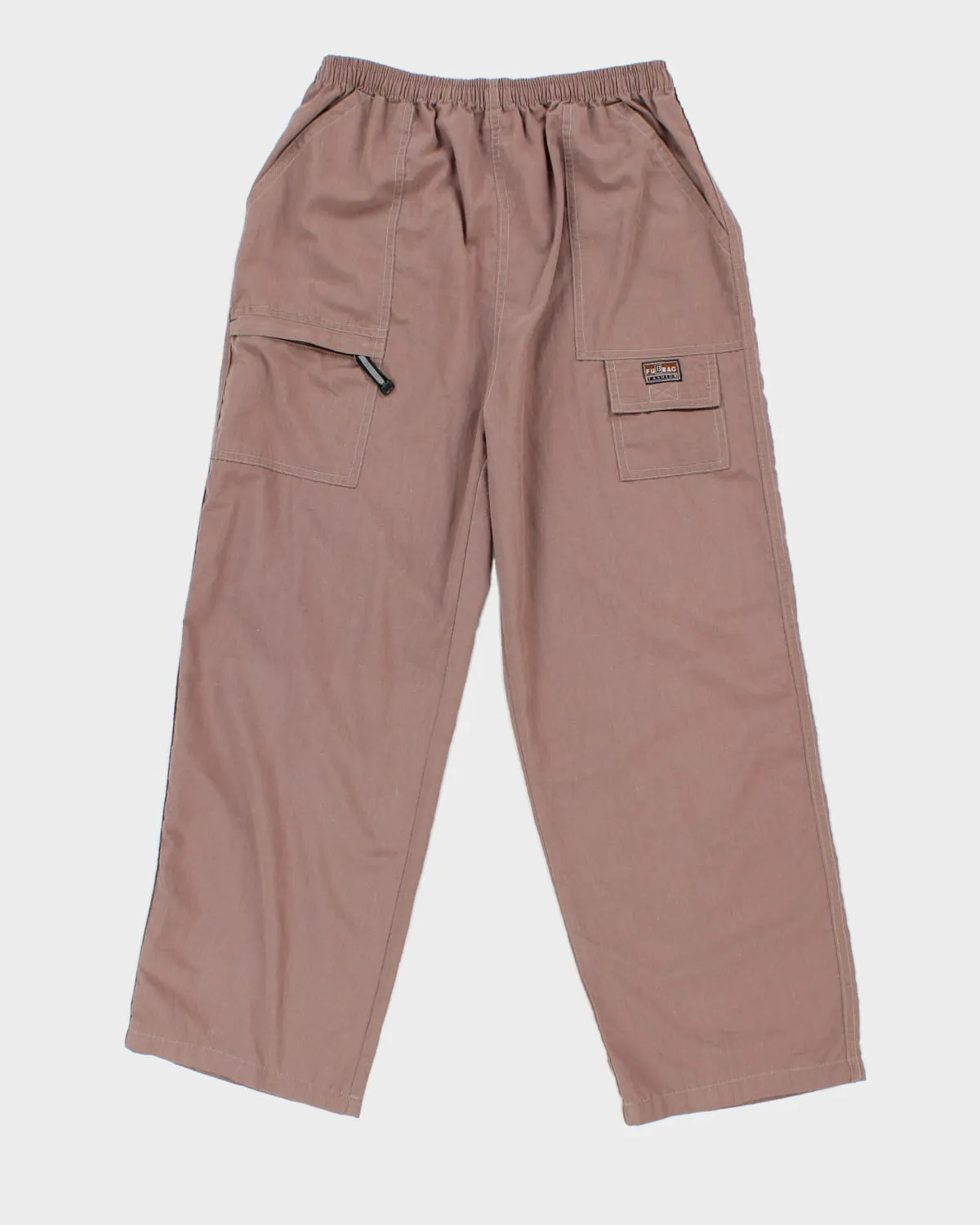 Y2K Brown Cargo Trousers - W30 sold by Rokit