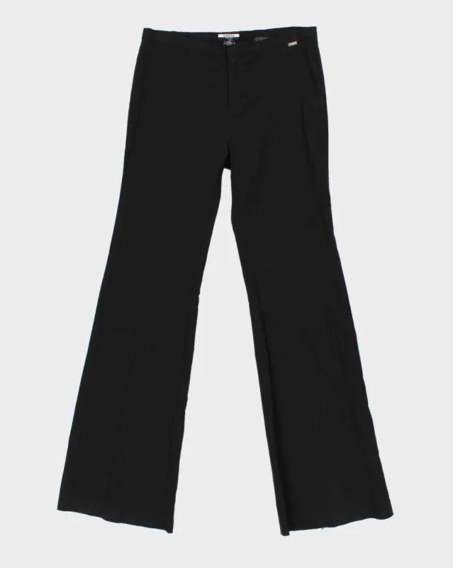 Y2K 00s Guess Black Trousers - W32 L32 sold by Rokit