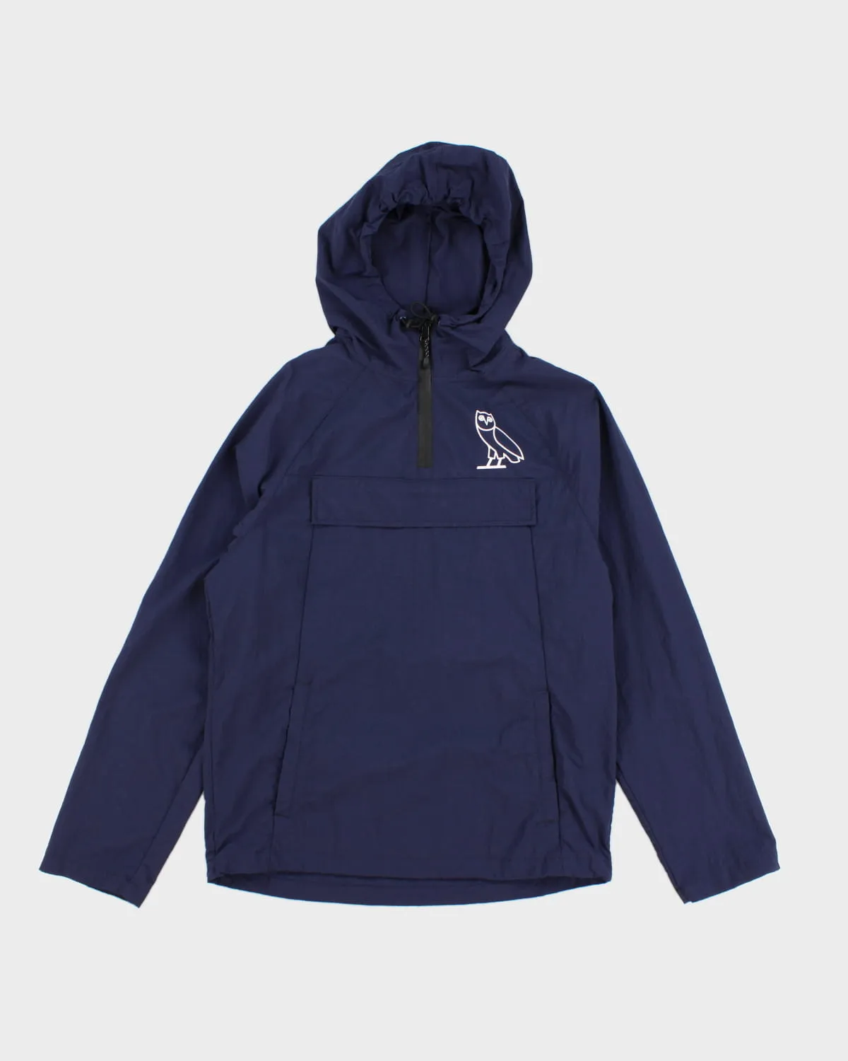 OVO Navy Hooded Jacket - M sold by Rokit