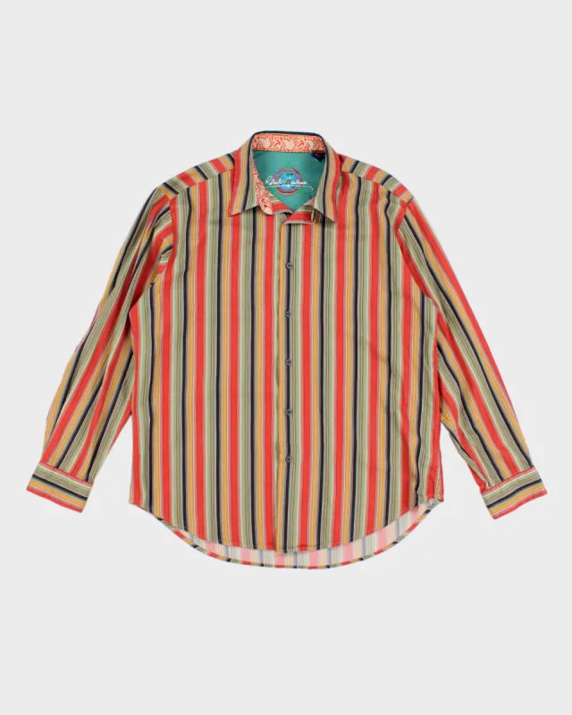 Vintage Rober t Graham Striped Shirt - XL made by Rokit