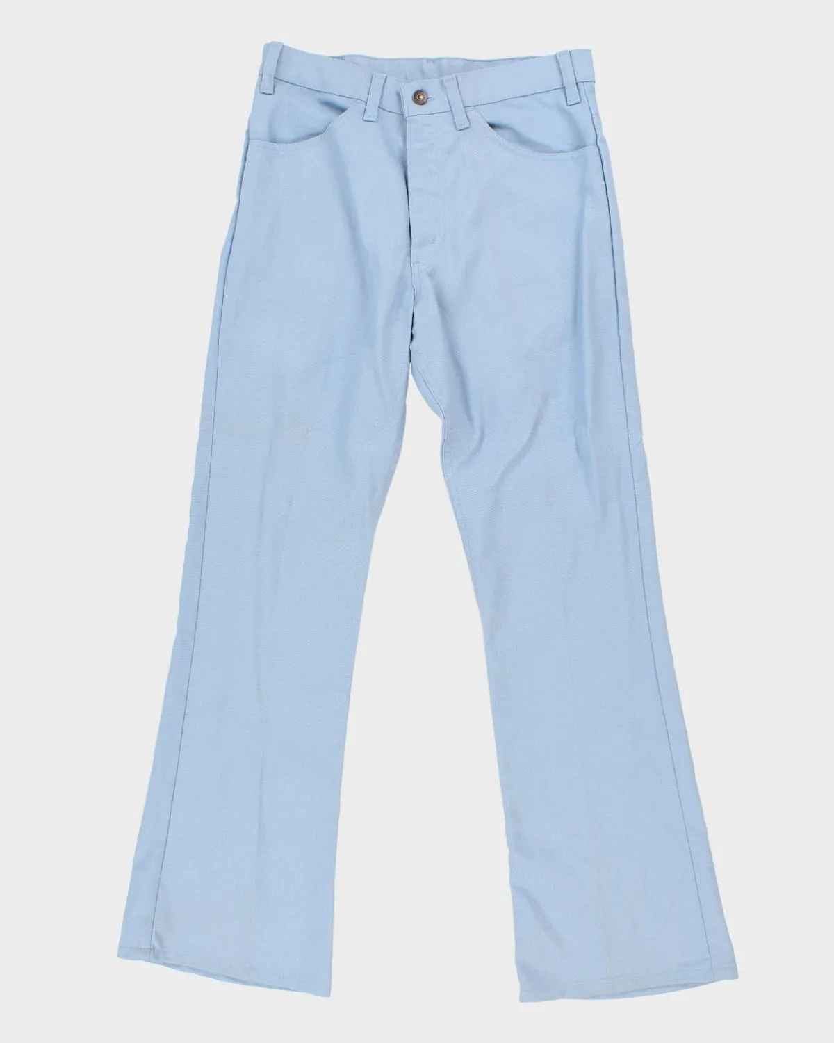 Vintage 70's Levi's Blue Creased Trousers - W31 sold by Rokit