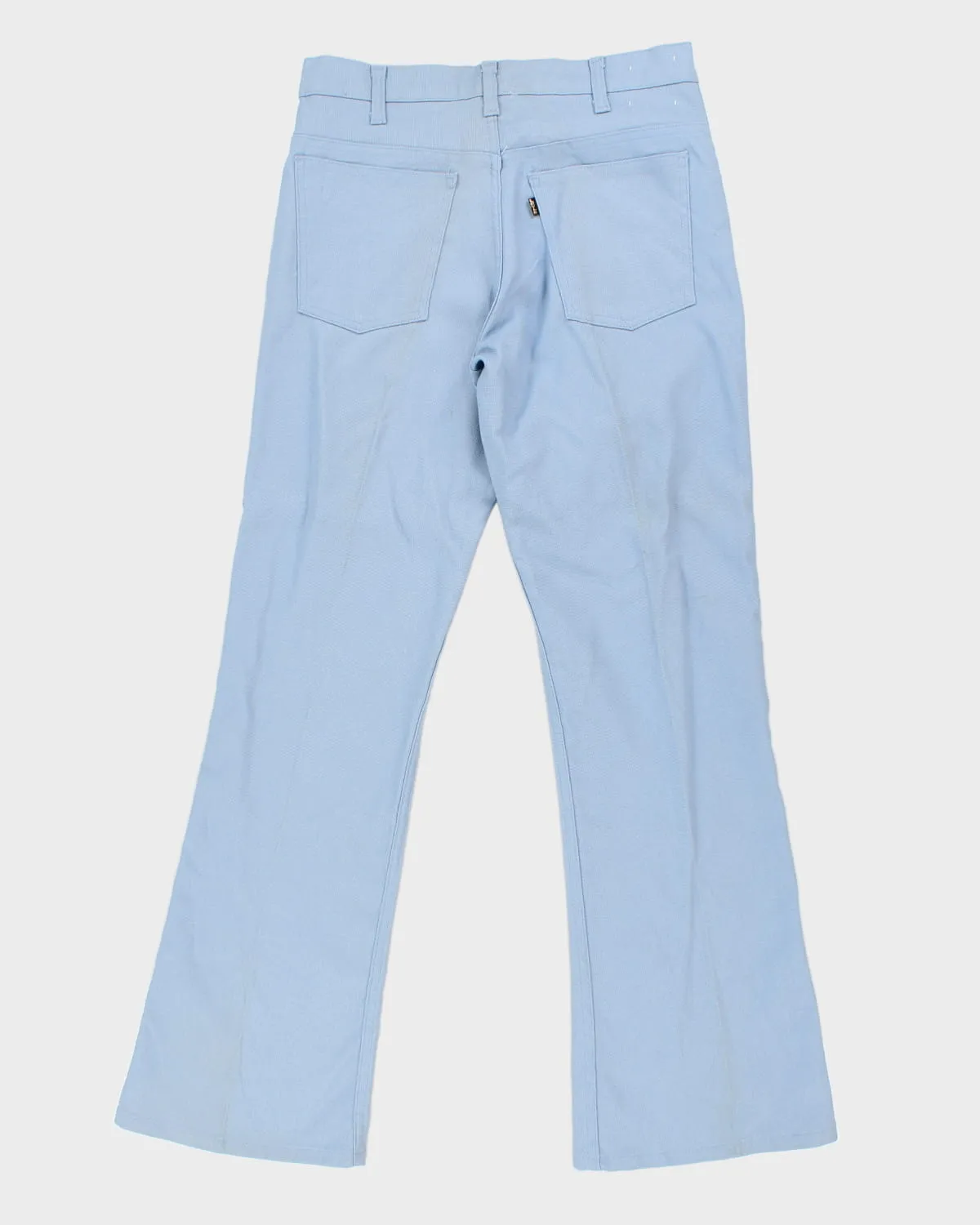 Vintage 70's Levi's Blue Creased Trousers - W31 sold by Rokit product image thumbnail 2