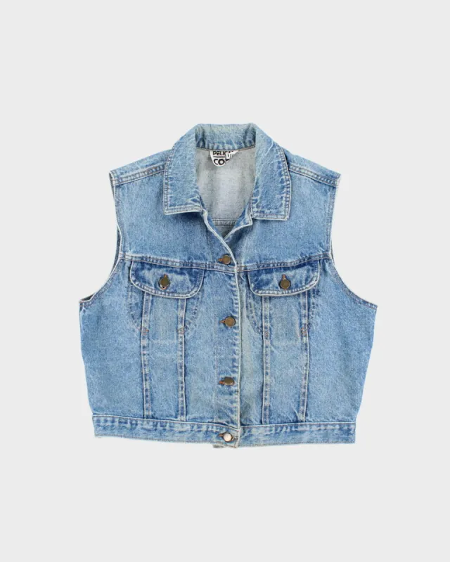 Vintage 90s Pelican Cove Denim Vest - M sold by Rokit