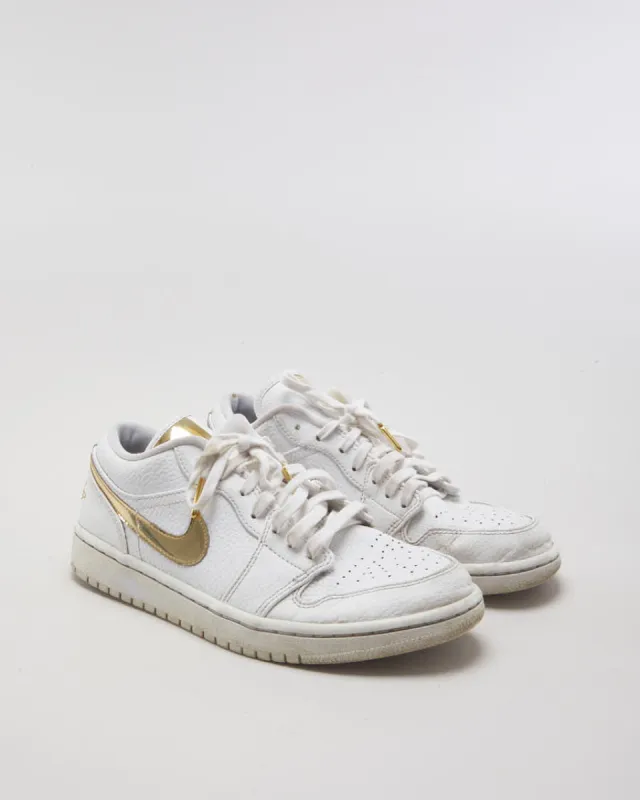 Jordan 1 Low White Metallic Gold - EU 38.5 sold by Rokit