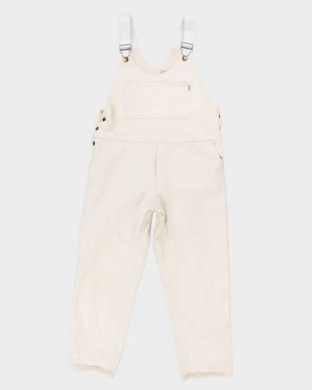 Old Fashioned Standards Full Length Cream Dungarees - L/XL sold by Rokit