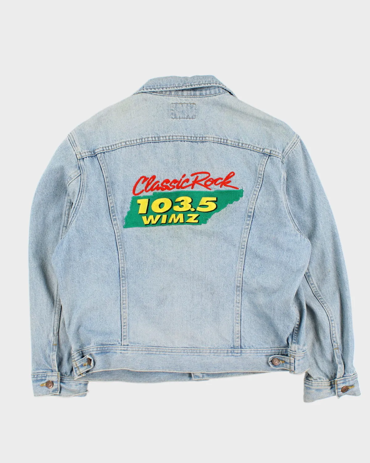 Vintage 90s Lee Classic Rock Embroidery Denim Jacket - L sold by Rokit product image thumbnail 2