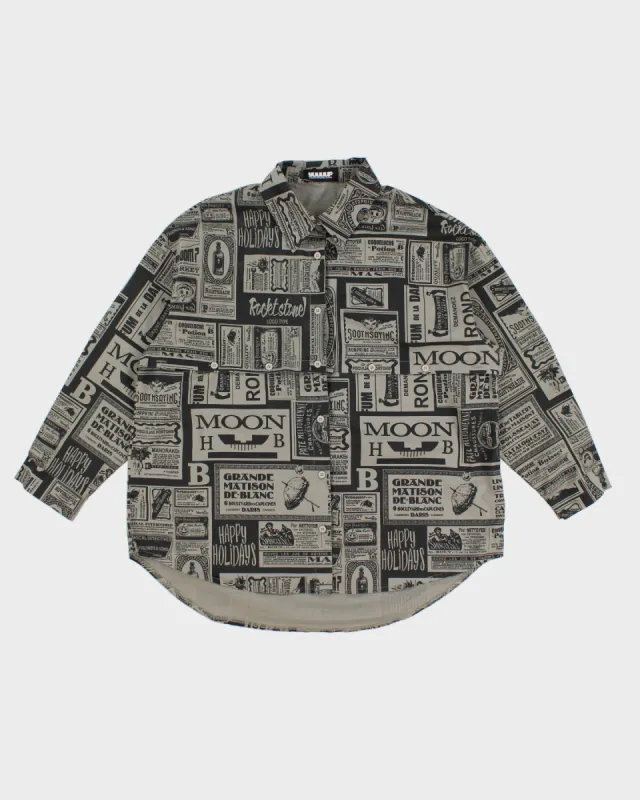 Oversized Button Detailing Shirt - XXL sold by Rokit