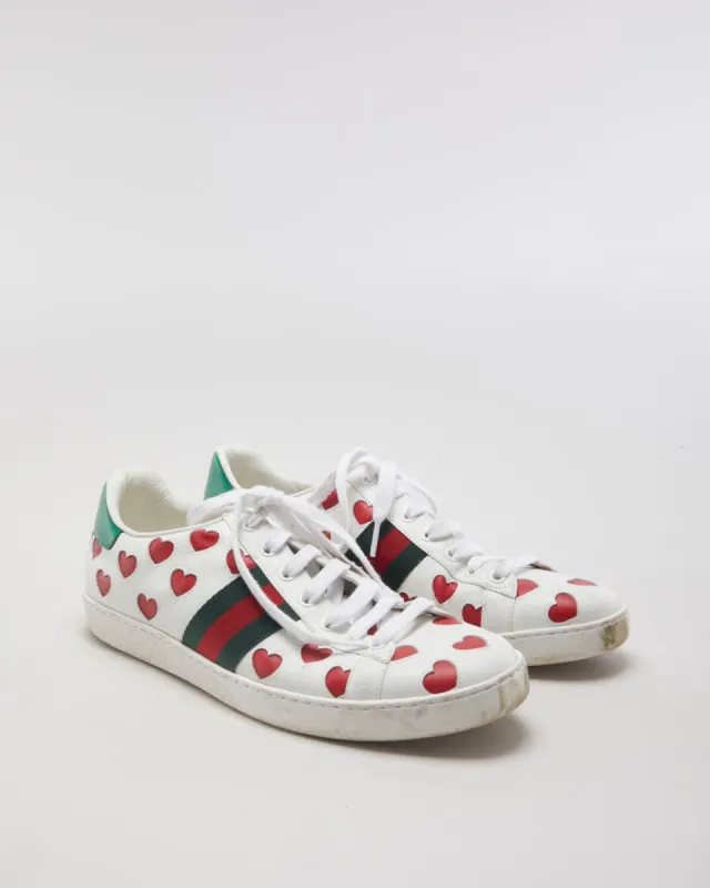 Gucci Ace Hearts Trainers - EU 41.5 sold by Rokit