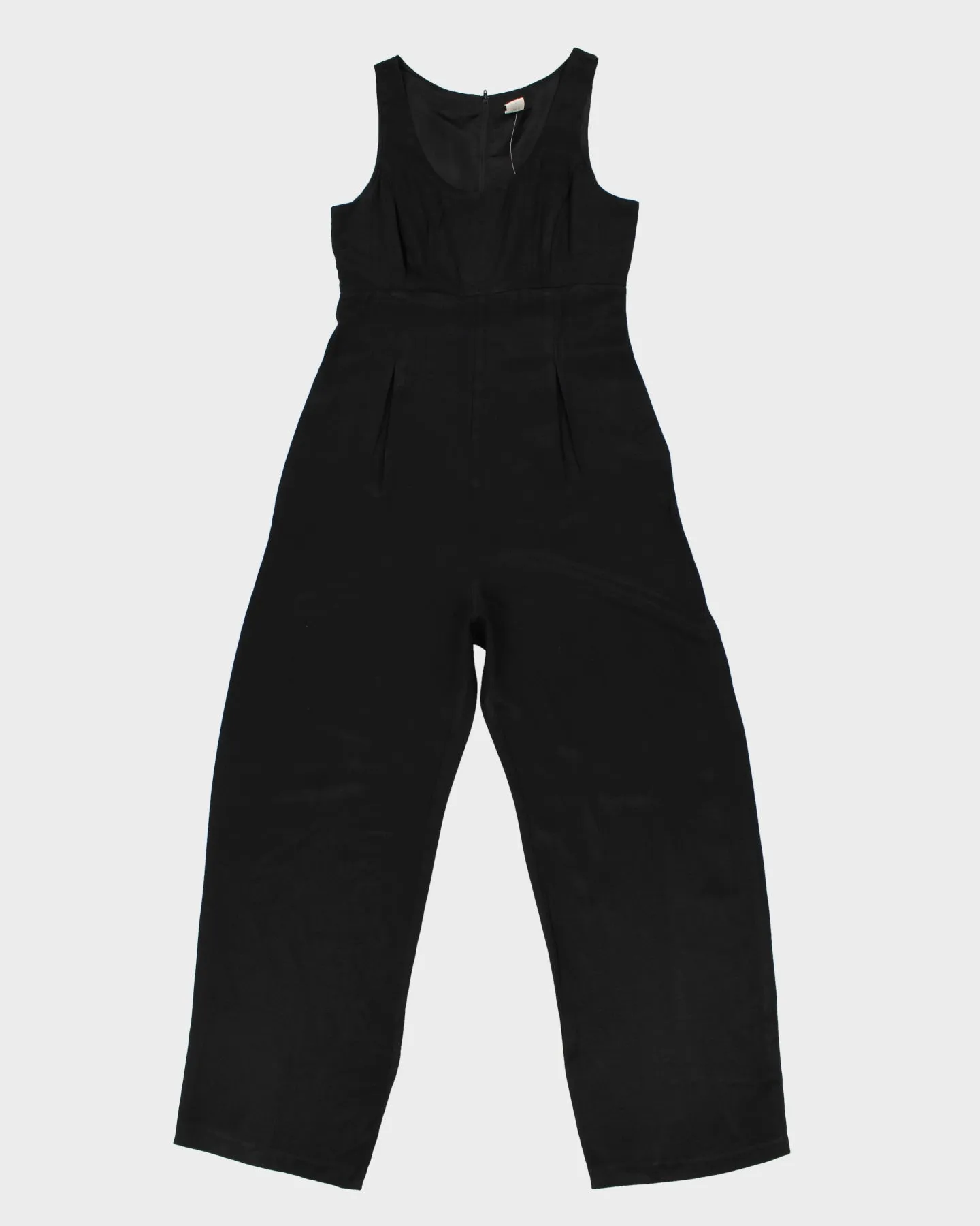 1980s Black Long Jumpsuit - S sold by Rokit