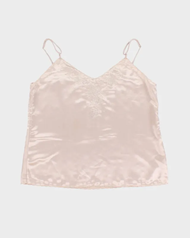 Vintage 90s Daffodil Silk Camisole - XL sold by Rokit
