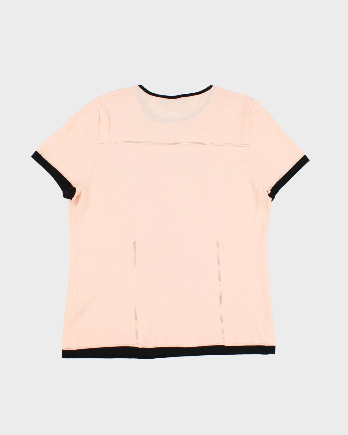 Karl Lagerfeld Pink Knitted Top - S sold by Rokit product image thumbnail 2