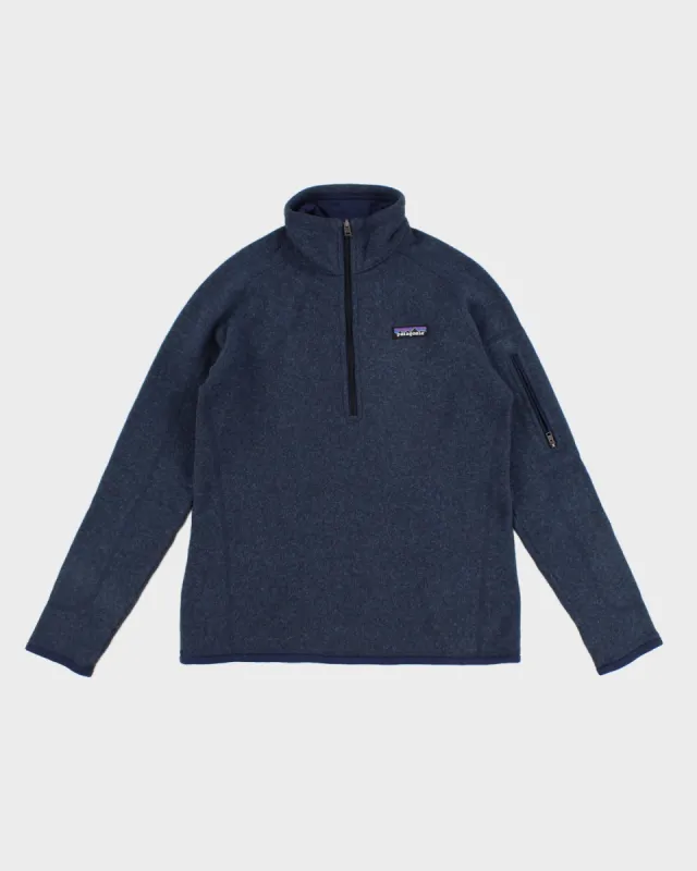 Patagonia Blue Quarter Zip - S sold by Rokit