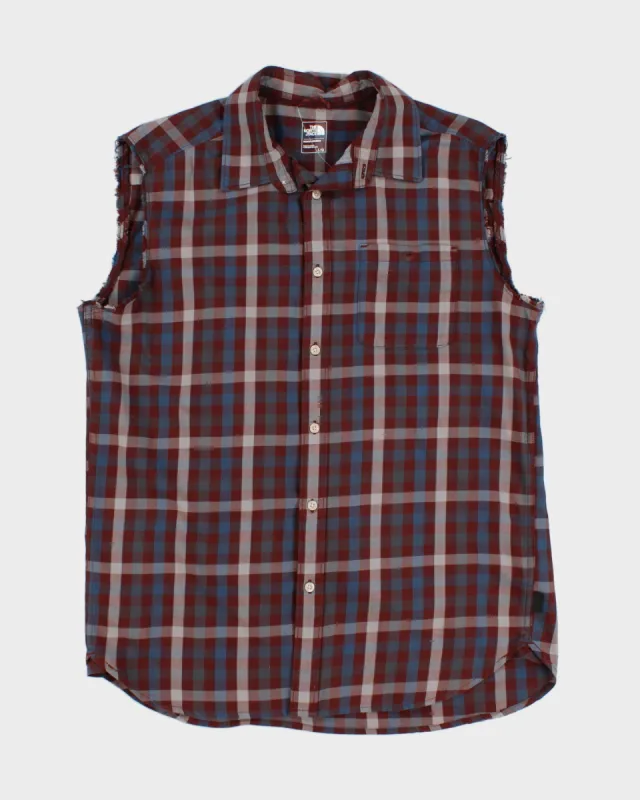 The North Face Sleeveless Check Shirt - L made by The North Face