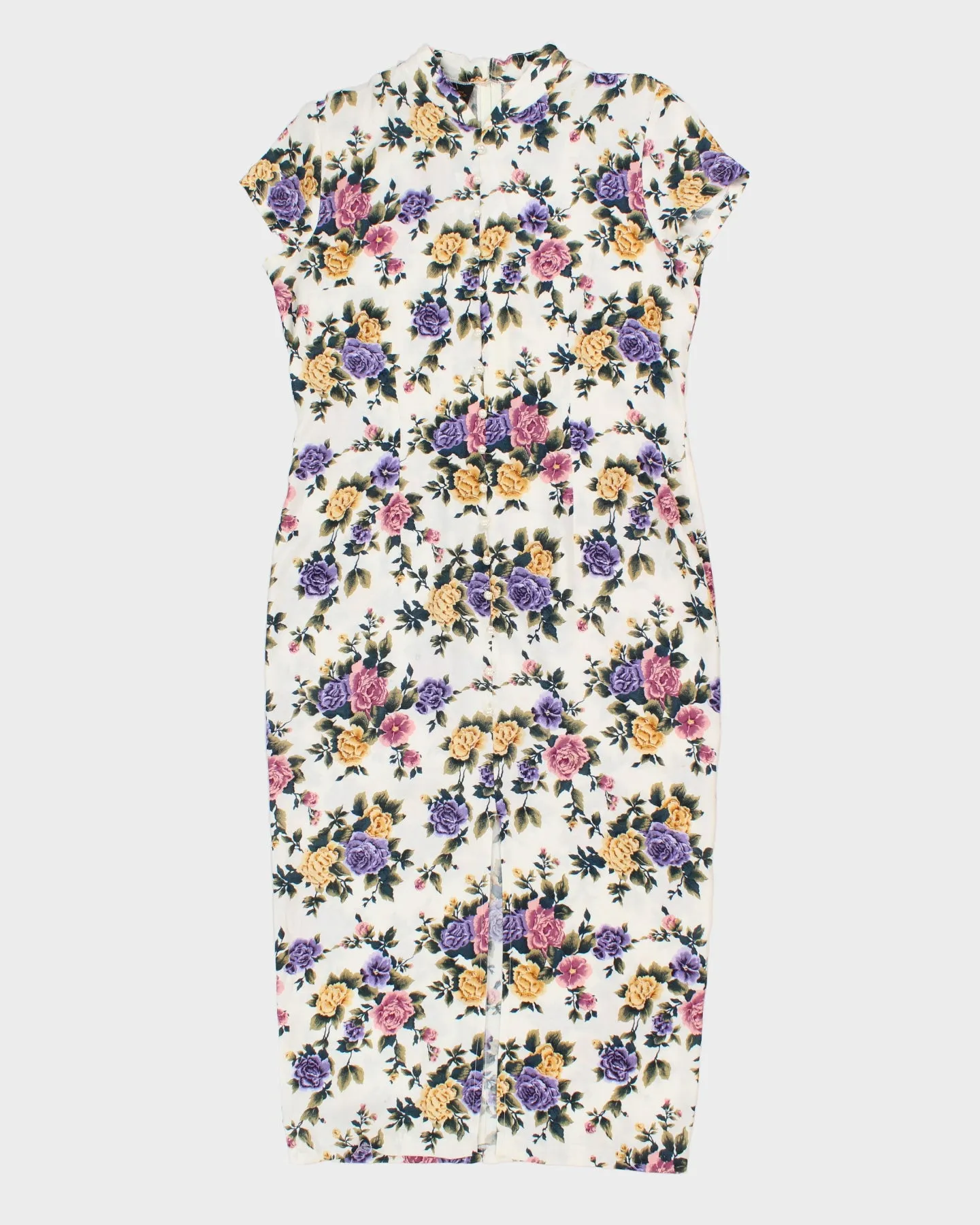 Vintage 90s Floral Maxi Dress - L sold by Rokit