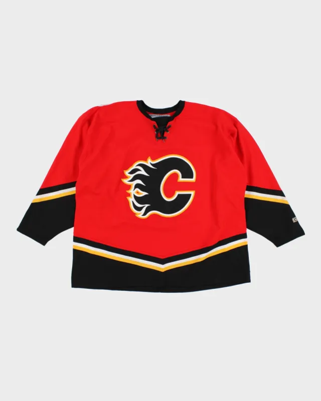 NHL x Calgary Flames Hockey Jersey - XXL sold by Rokit