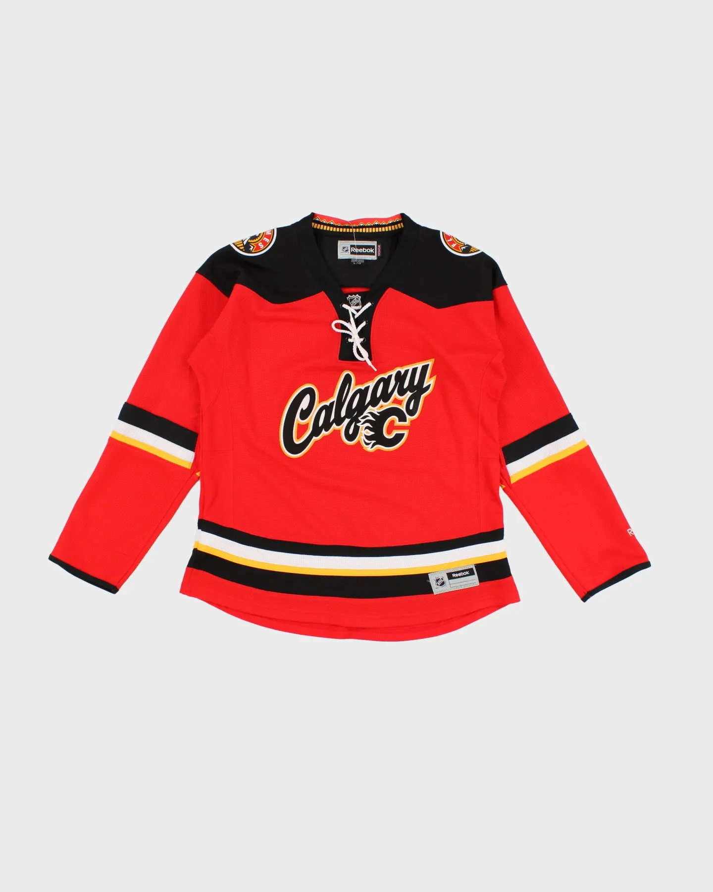 NHL x Calgary Flames Hockey Jersey - L sold by Rokit