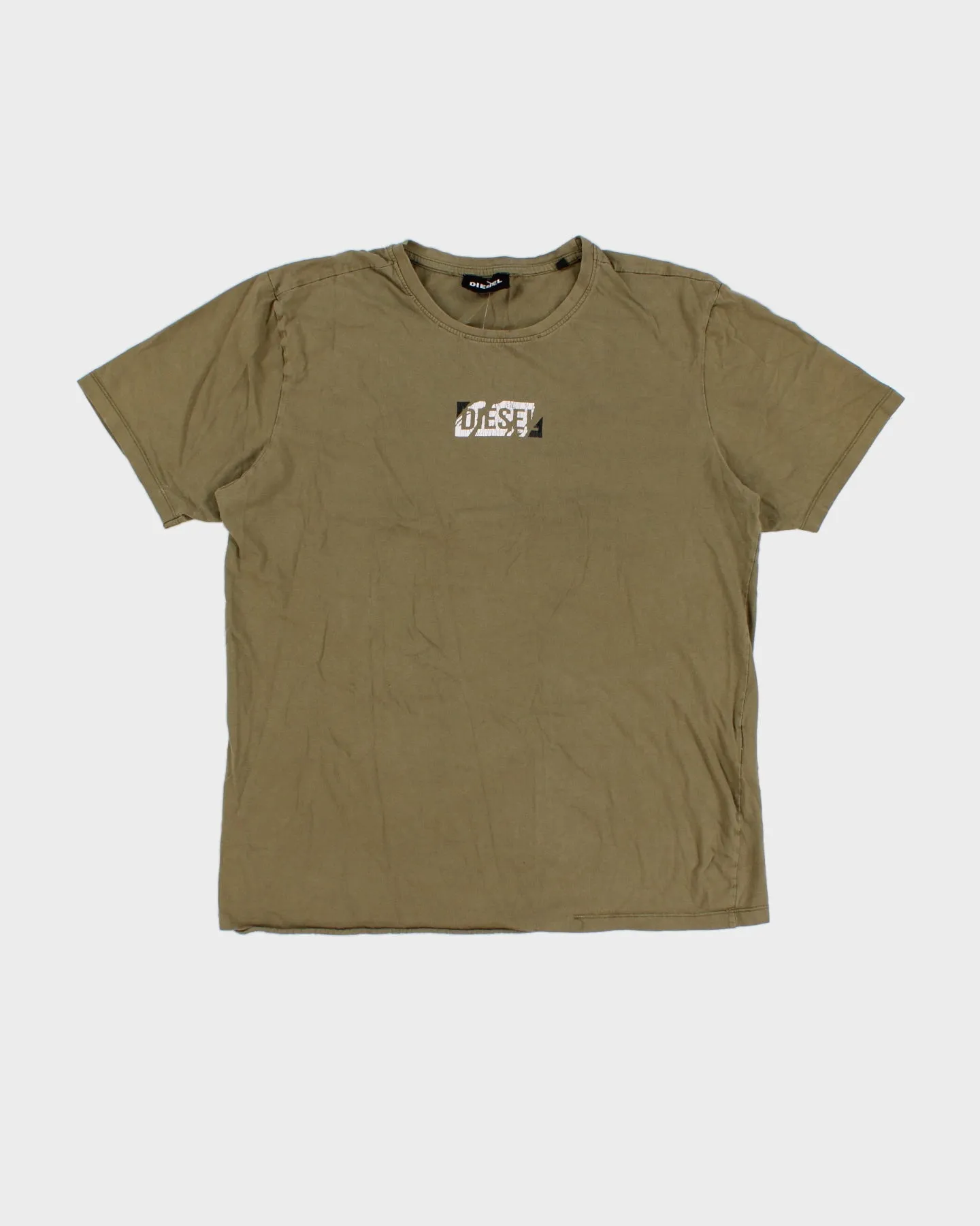 Diesel Green Logo T-Shirt - XXL sold by Rokit