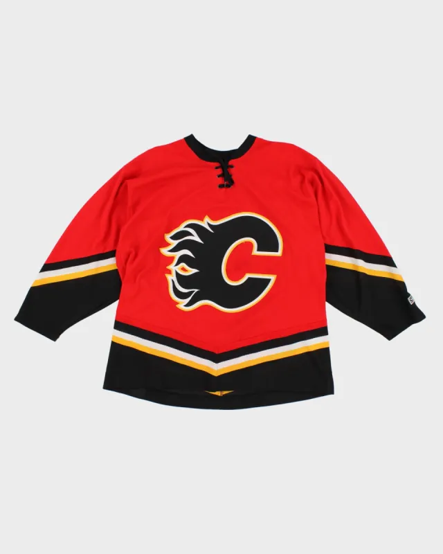 NHL x Calgary Flames NHL Hockey Jersey - L sold by Rokit
