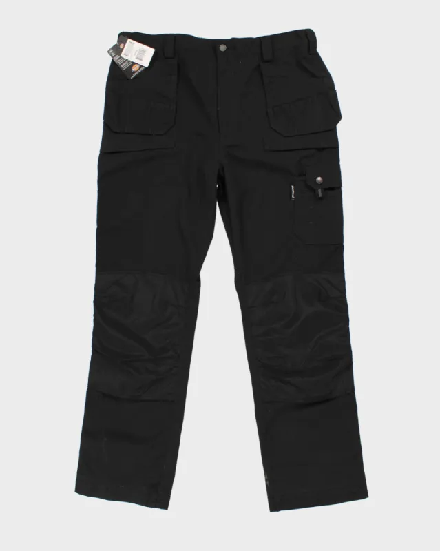 Dickies Black Cargo Trousers - W40 L34 sold by Rokit