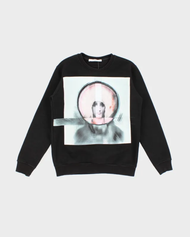 Givenchy Men's Black Printed Sweatshirt - S/M sold by Rokit