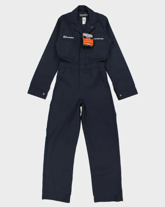 Deadstock Navy Workwear Overalls - XS sold by Rokit