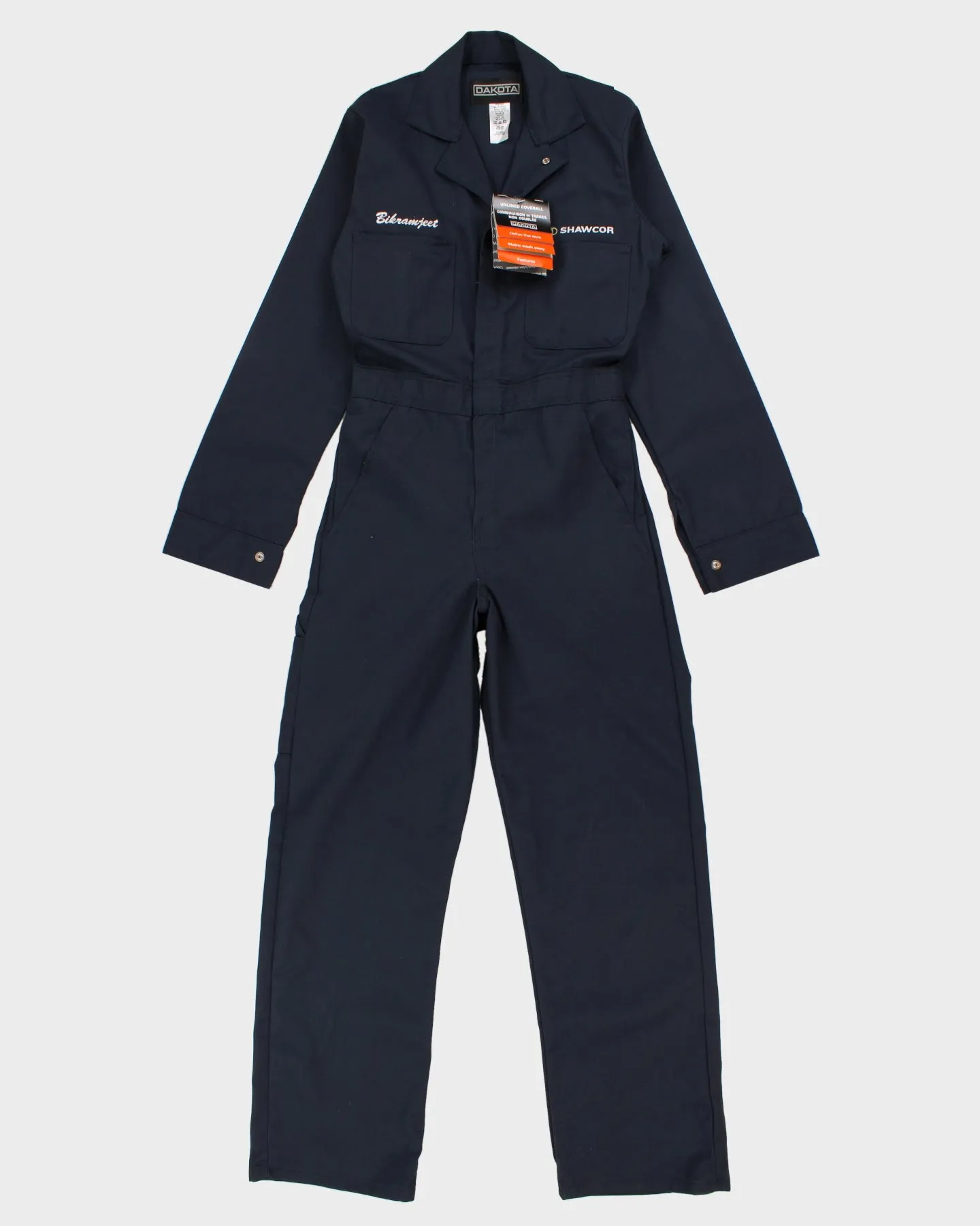 Deadstock Navy Workwear Overalls - XS sold by Rokit