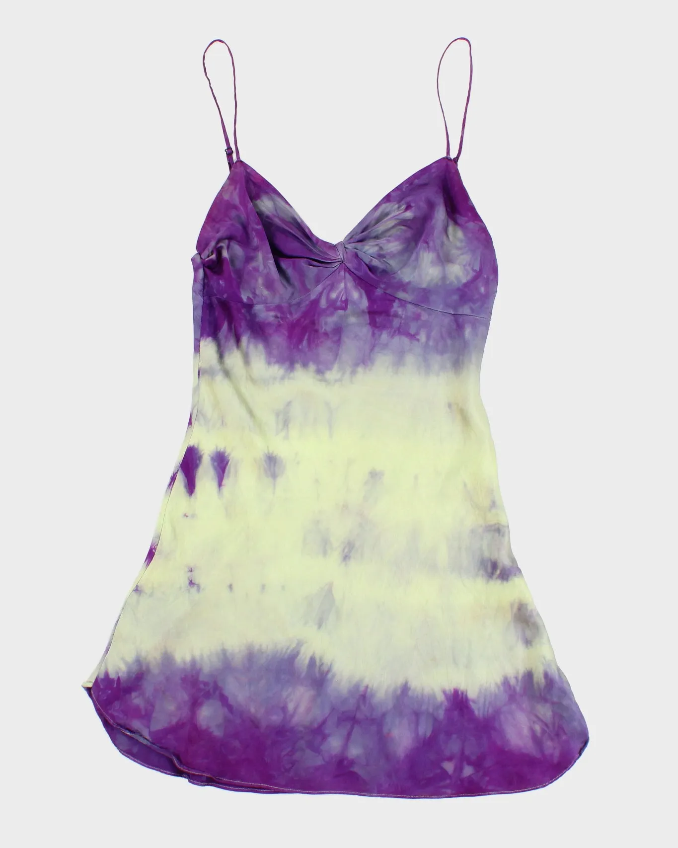Green and Purple Victoria's Secret Slip Dress - XS sold by Rokit