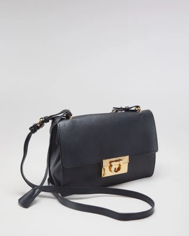 Black Salvatore Ferragamo Cross Body Bag sold by Rokit