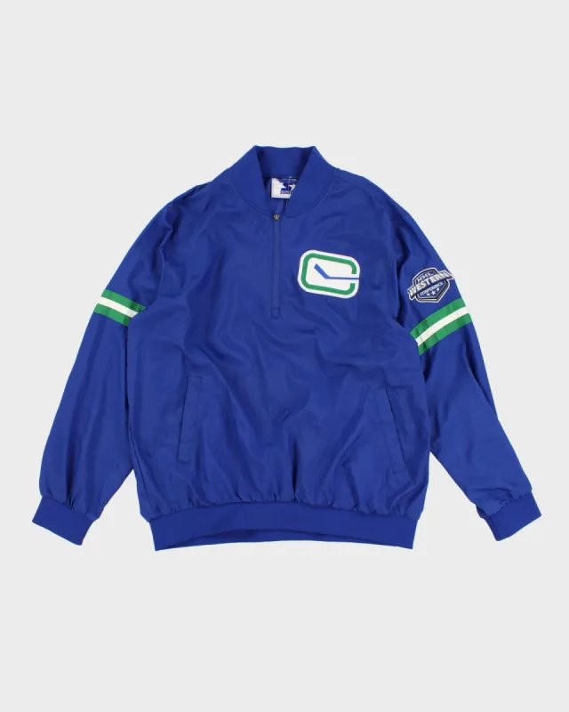 Vintage 00s Stater x NHL Western Conference Nylon Quarter Zip Jacket - XL sold by Rokit