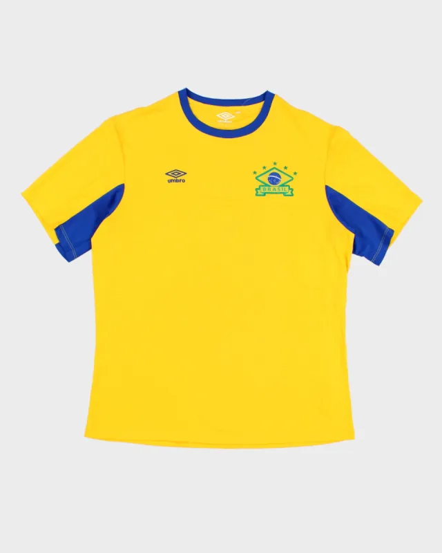 Brazil Umbro Football Shirt - L sold by Rokit